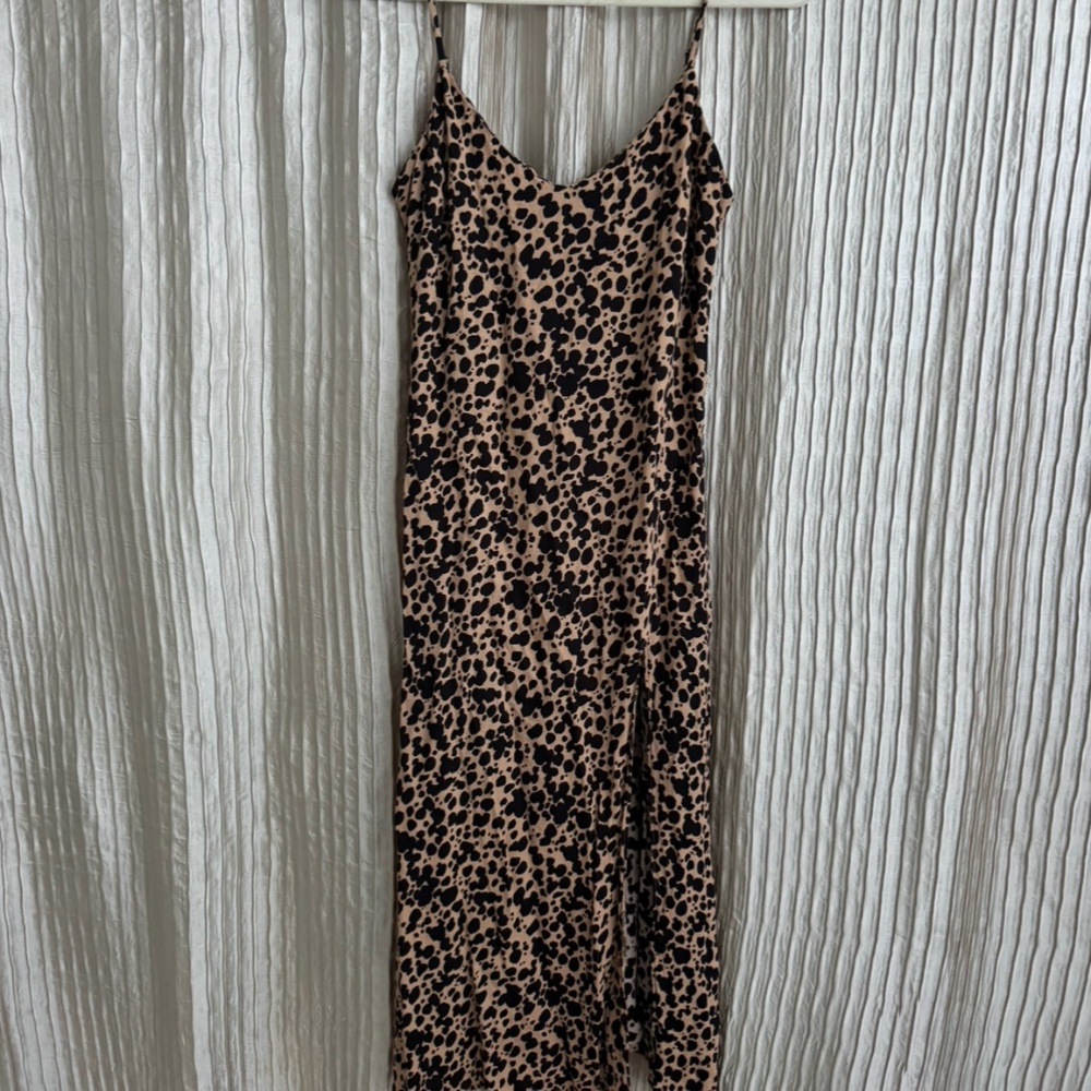 Reformation Crimini Shift Midi Dress with Slit